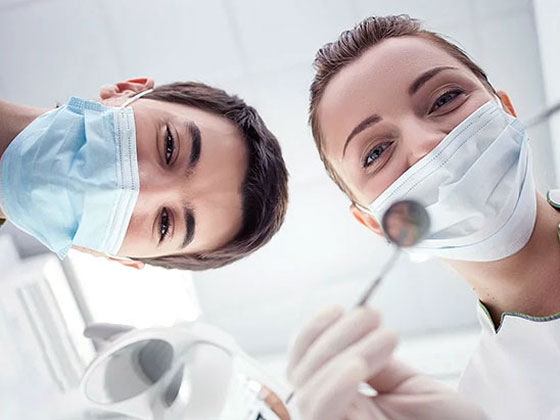 Our dentists working to your smile